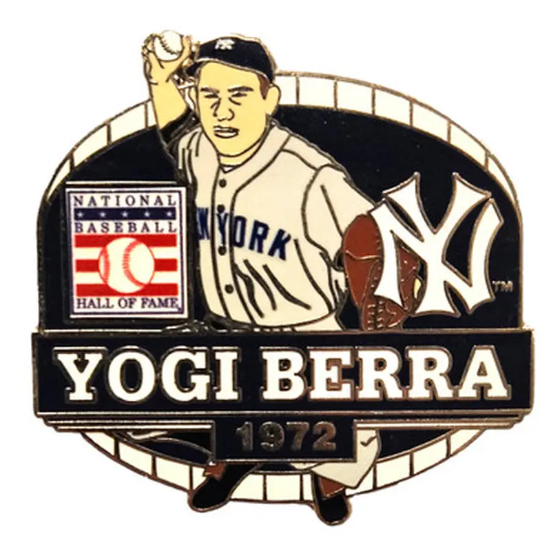 Yogi Berra New York Yankees Hall of Fame Class of 1972 Collectors Pin 