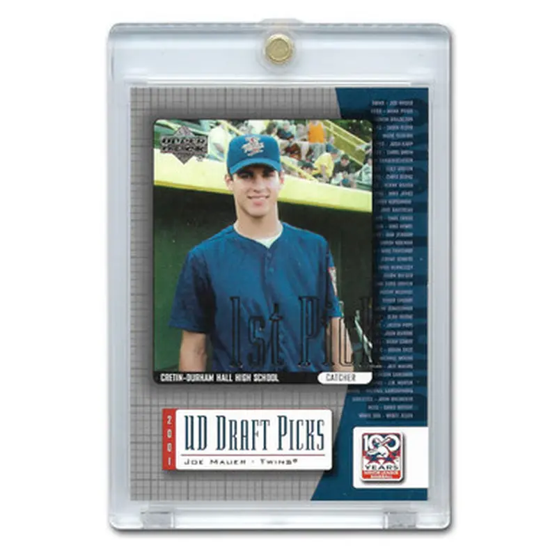 Joe Mauer 2001 Upper Deck Minors Centenial # 1 Pre-Rookie Card 