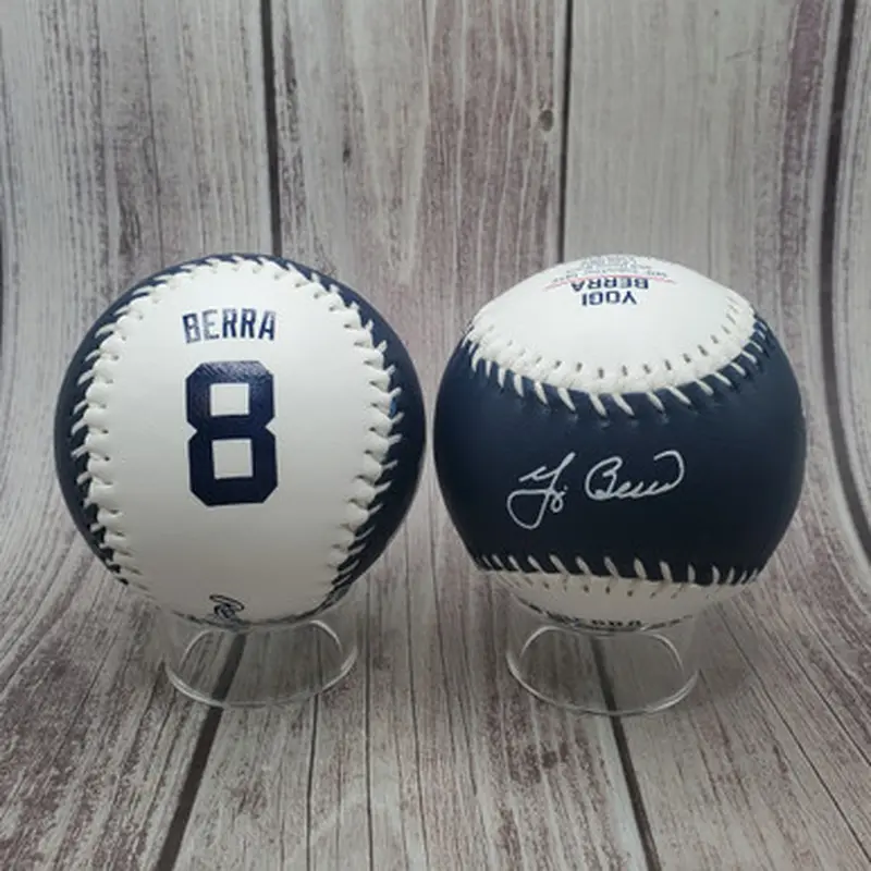 Yogi Berra New York Yankees Hall of Famer Name & Number Baseball with Statistics 