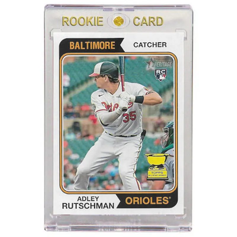 Adley Rutschman Baltimore Orioles 2023 Topps Heritage # 7 Rookie Card 