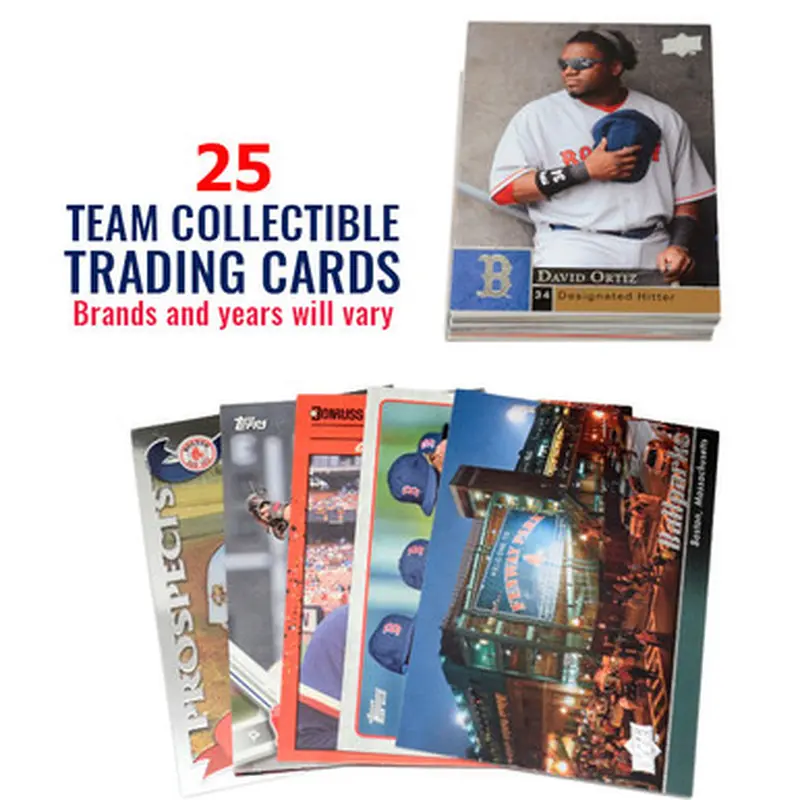 Boston Red Sox 25 Card Team Baseball Card Lot 