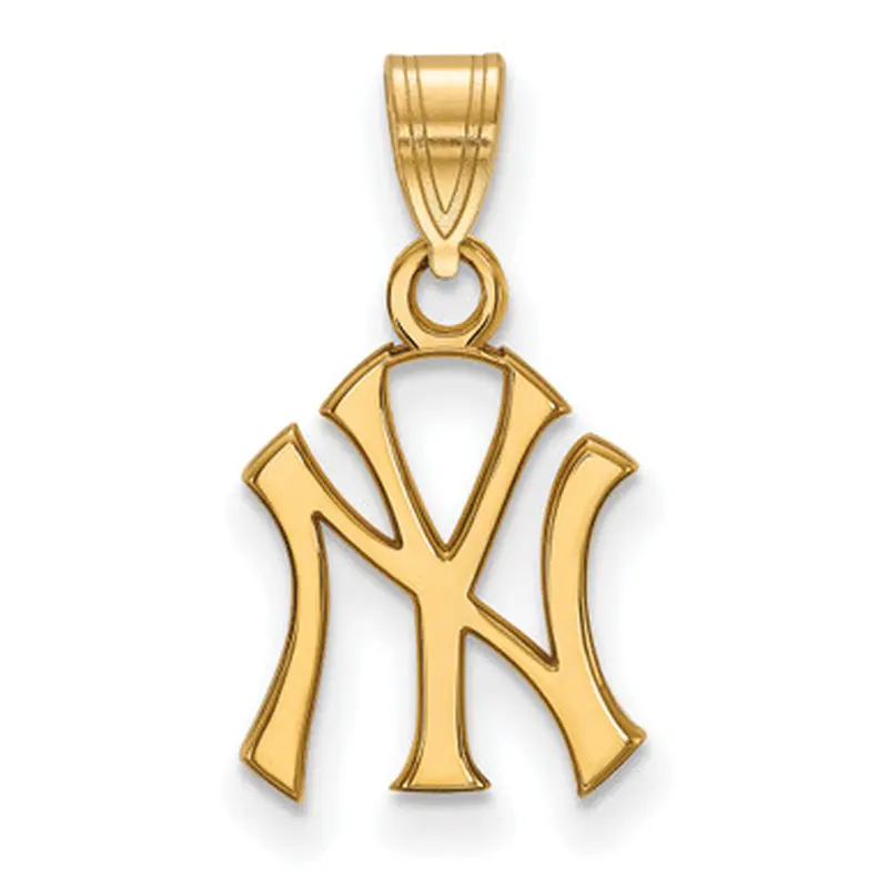 LogoArt New York Yankees 14k Gold Logo Small Pendant 
