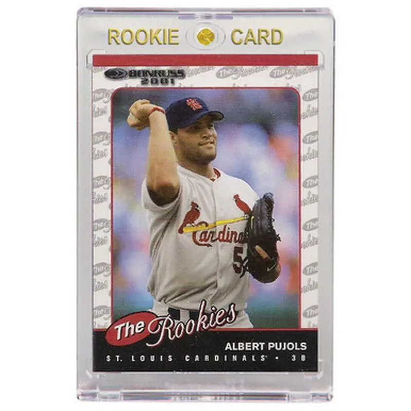 Albert Pujols St. Louis Cardinals 2001 Donruss The Rookies # R97 Rookie Card 