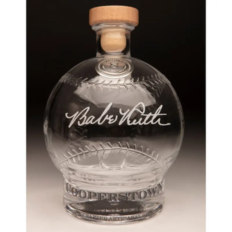 Babe Ruth Cooperstown Distillery Hall of Fame Signature Series Baseball Decanter 