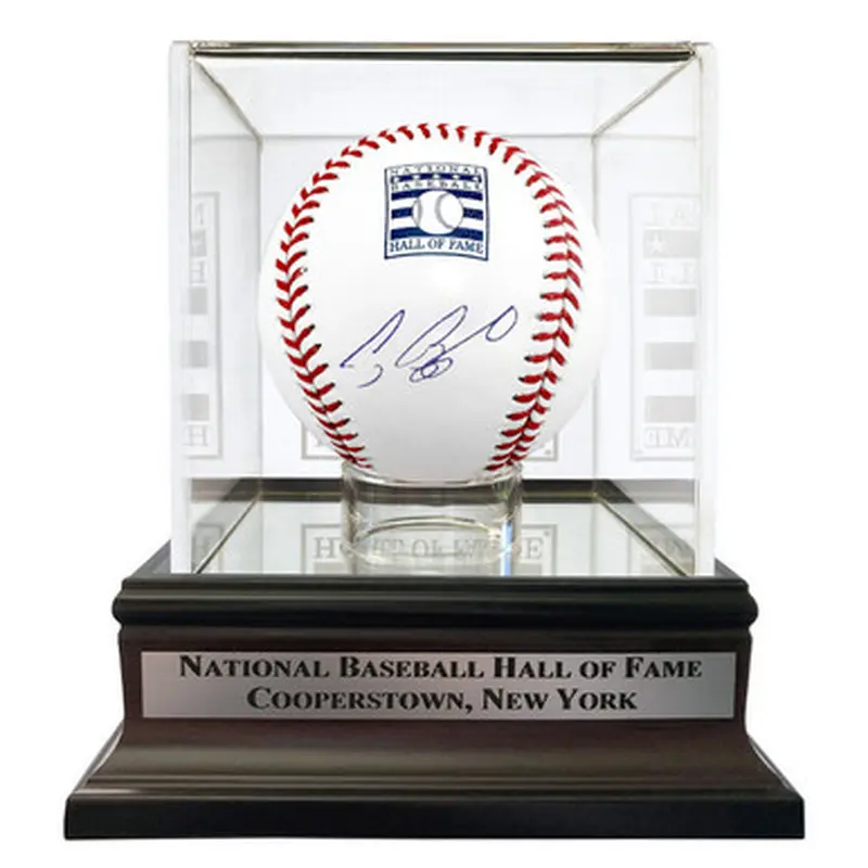 Craig Biggio Autographed Hall of Fame Logo Baseball with Case 