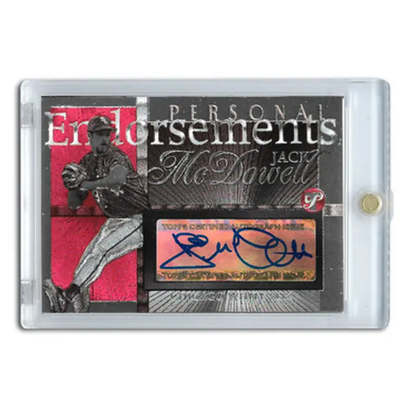 Jack McDowell Autographed Card 2005 Topps Pristine Personal Endorsements # JM 