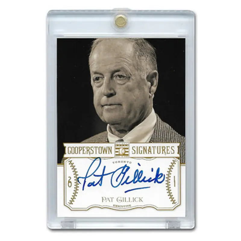 Pat Gillick Autographed Card 2013 Panini Cooperstown Signatures Ltd Ed 550 