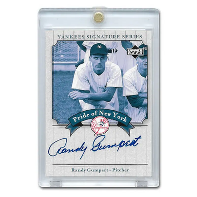 Randy Gumpert Autographed Card 2003 Upper Deck Yankees Signature Series #PN-RG 