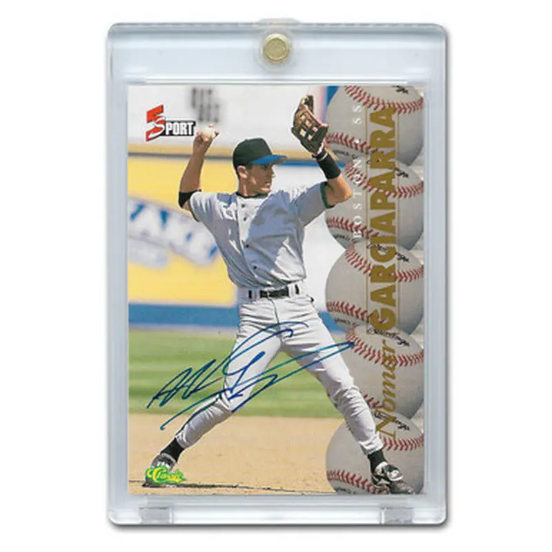 Nomar Gaciaparra Autographed Card 1995 Classic Five Sport 