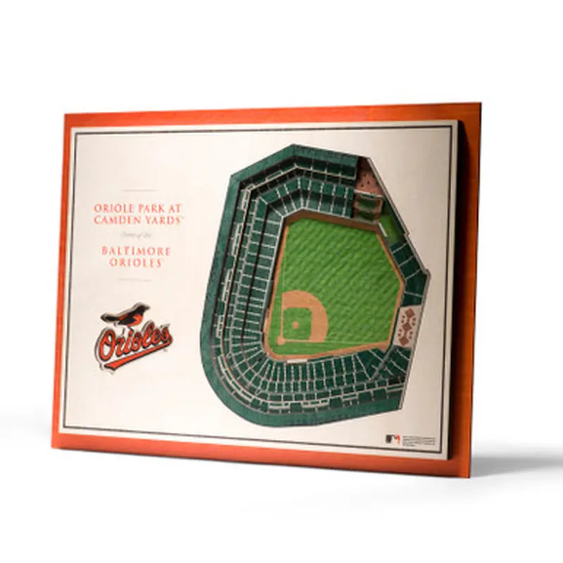 Baltimore Orioles 5 Layer 17 x 13 StadiumViews 3D Wall Art 