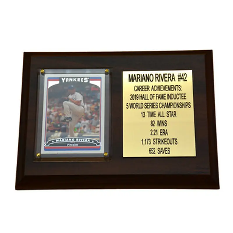 Mariano Rivera New York Yankees 8" x 6" Baseball Card Deluxe Plaque 