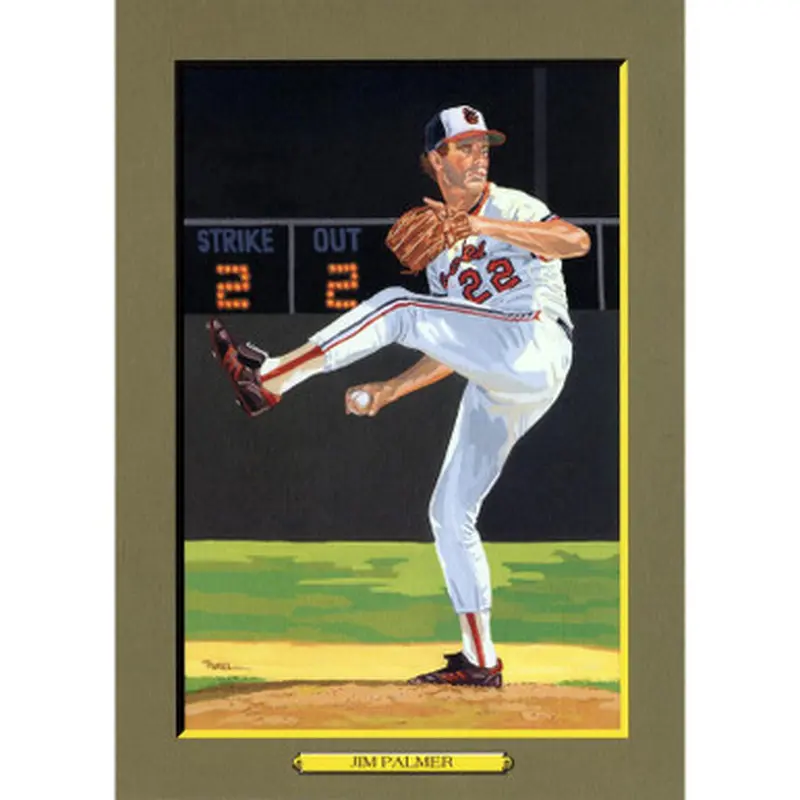 Jim Palmer Perez-Steele Hall of Fame Great Moments Limited Edition Jumbo Postcard # 85 