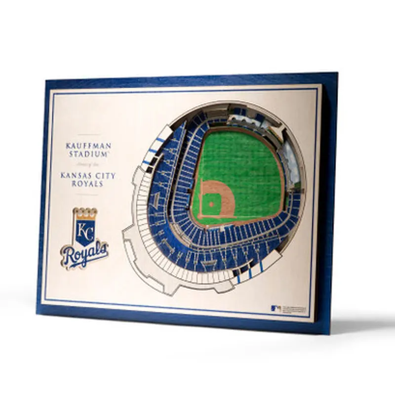 Kansas City Royals 5 Layer 17 x 13 StadiumViews 3D Wall Art 