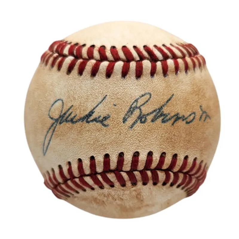 Jackie Robinson HOF Replicas Reproduction Autographed 1950s Baseball 