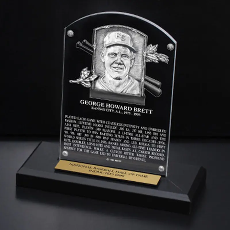 George Brett Acrylic Replica Hall of Fame Plaque 