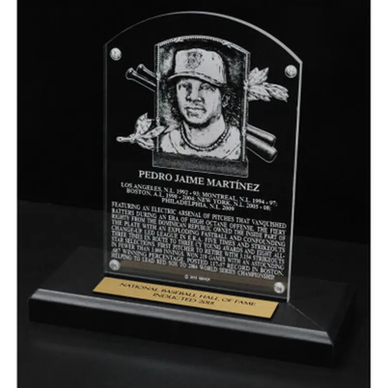 Pedro Martinez Acrylic Replica Hall of Fame Plaque 
