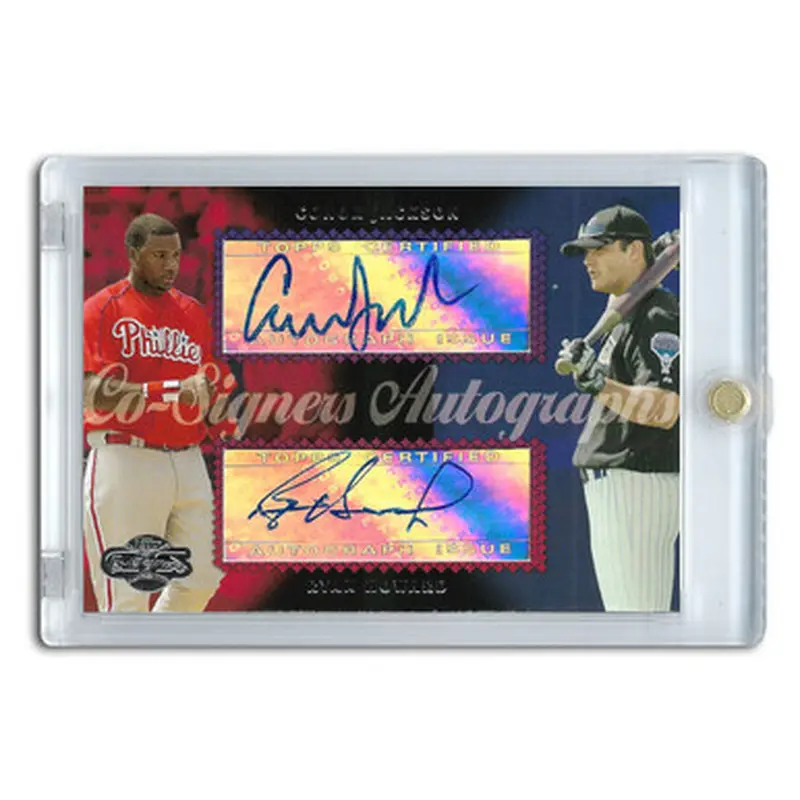 Ryan Howard and Conor Jackson Autographed Card 2006 Stadium Club Co-Signers # CS-62 