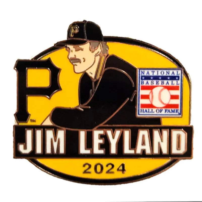 Jim Leyland Pittsburgh Pirates Hall of Fame Class of 2024 Collectors Pin 