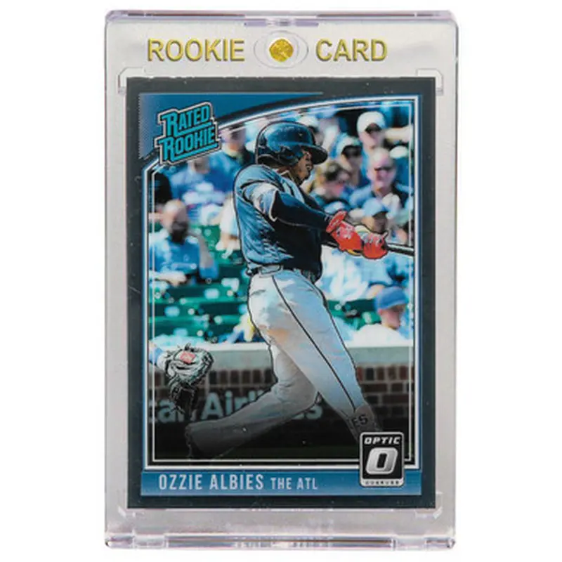 Ozzie Albies Atlanta Braves 2018 Donruss Optic # 36 Rookie Card 