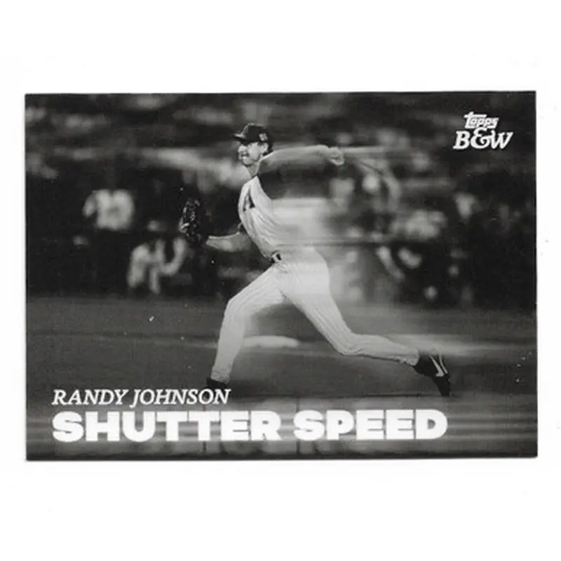 Randy Johnson 2024 Topps Black & White Shutter Speed # 9 
