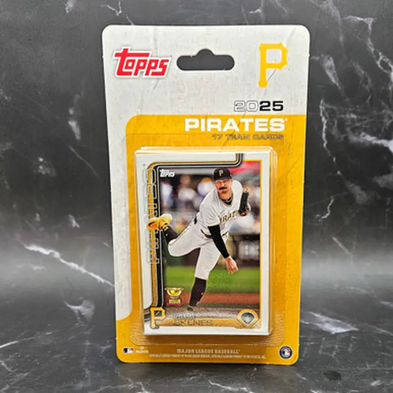 Topps Pittsburgh Pirates 2025 Baseball Cards 17-Card Team Set 