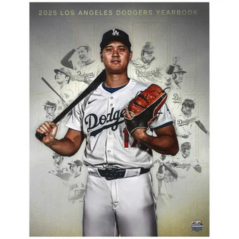 2025 Los Angeles Dodgers Official Team Yearbook 