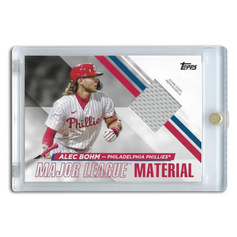Alec Bohm 2024 Topps Major League Material S2 Relic # MLM-AB 