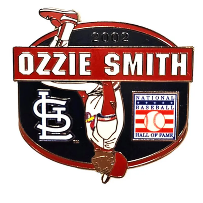 Ozzie Smith St. Louis Cardinals Hall of Fame Class of 2002 Collectors Pin 