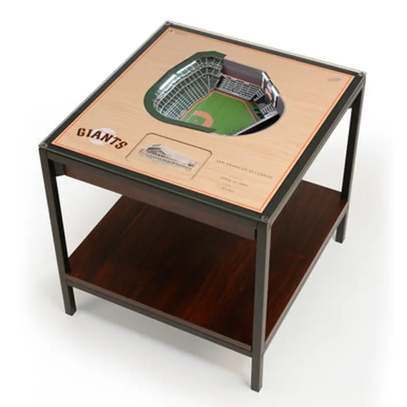San Francisco Giants 25-Layer StadiumViews Lighted End Table - Oracle Park 
