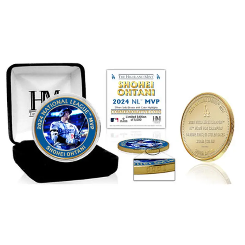 Shohei Ohtani 2024 National League MVP 39mm Bronze Coin Limited Ed of 5,000 