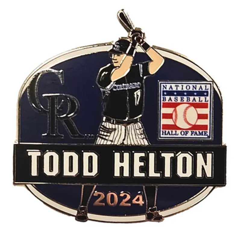 Todd Helton Colorado Rockies Hall of Fame Class of 2024 Collectors Pin 