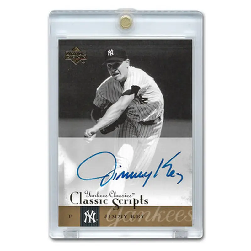 Jimmy Key Autographed Card 2004 Upper Deck Yankee Classics # AU-36 