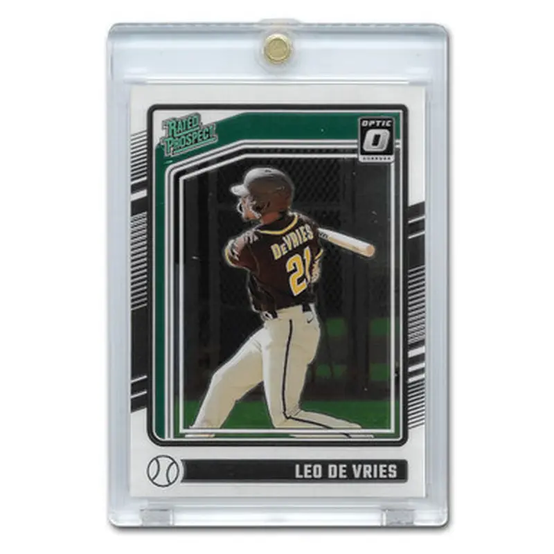 Leo De Vries 2023 Donruss Optic # 129 Pre-Rookie Card 