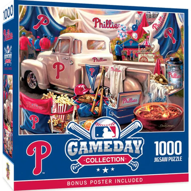 Philadelphia Phillies Masterpieces Gameday 1000 Piece Jigsaw Puzzle 