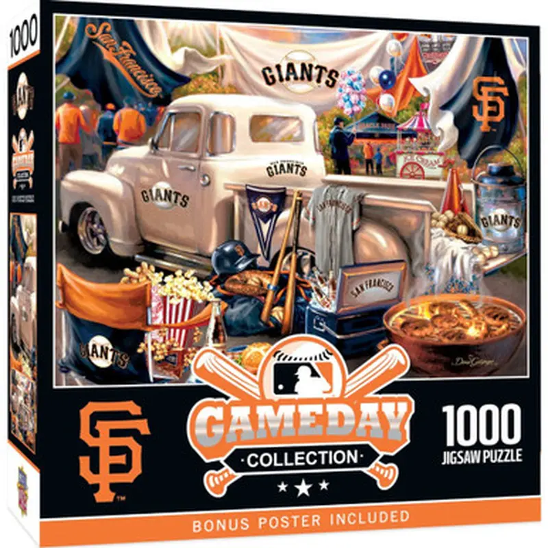San Francisco Giants Masterpieces Gameday 1000 Piece Jigsaw Puzzle 