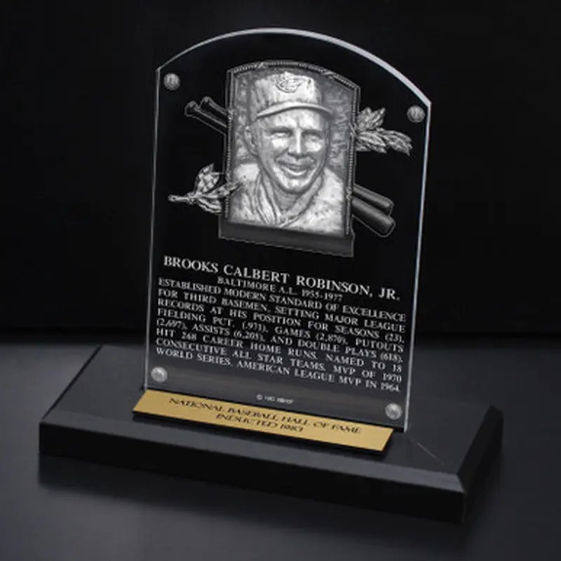 Brooks Robinson Acrylic Replica Hall of Fame Plaque 
