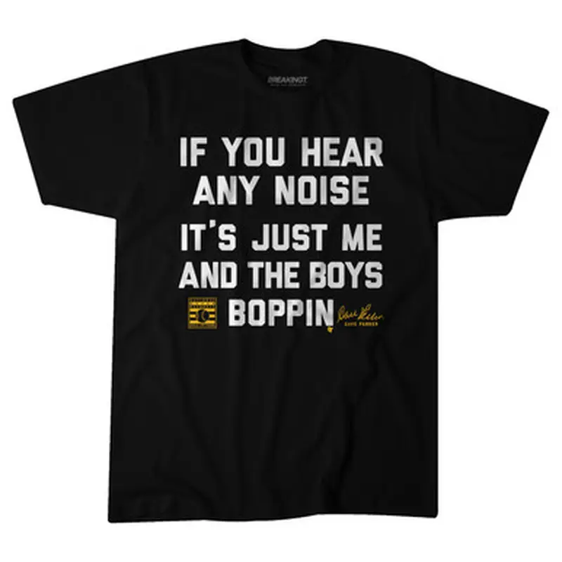 Dave Parker Boys Boppin Class of 2025 Inductee Black T-Shirt Size L