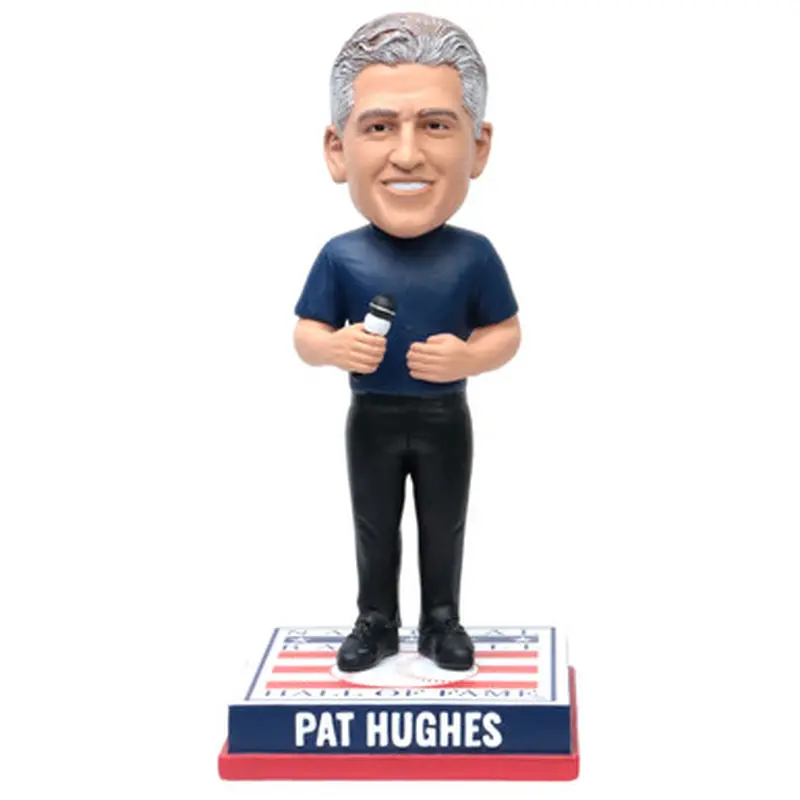Pat Hughes 2023 Ford C. Frick Award Baseball Hall of Fame Bobblehead 