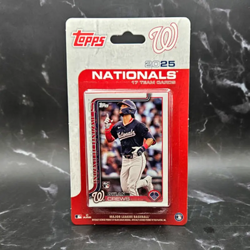 Topps Washington Nationals 2025 Baseball Cards 17-Card Team Set 