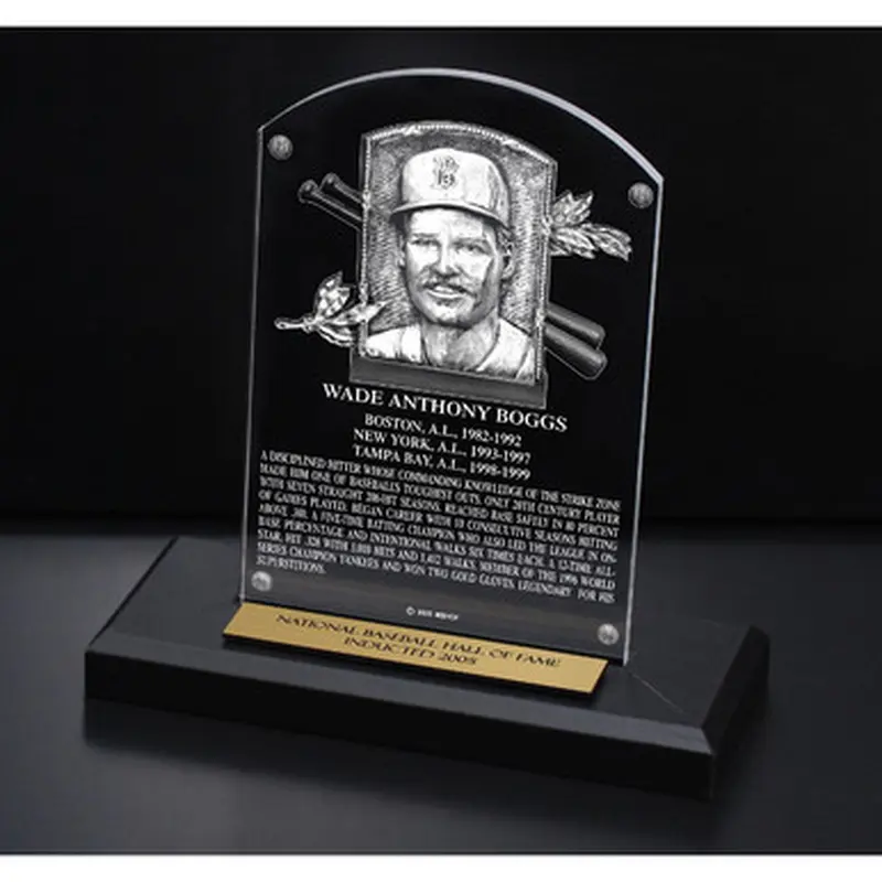 Wade Boggs Acrylic Replica Hall of Fame Plaque 