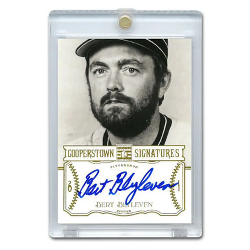 Bert Blyleven Autographed Card 2013 Panini Cooperstown Signatures Ltd Ed of 591 
