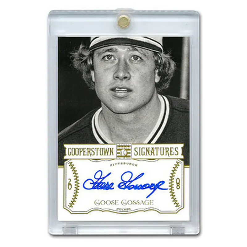 Goose Gossage Autographed Card 2013 Panini Cooperstown Signatures Ltd Ed 430 