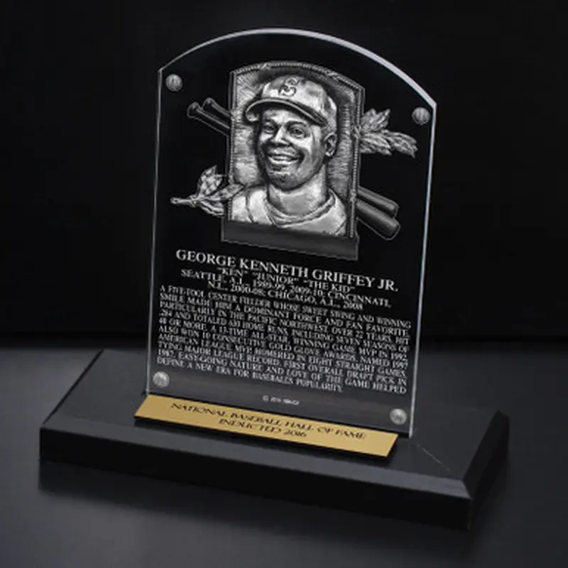 Ken Griffey Jr. Acrylic Replica Hall of Fame Plaque 
