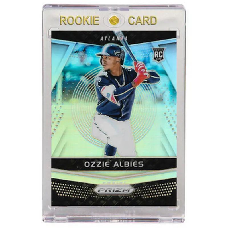 Ozzie Albies Atlanta Braves 2018 Panini Prizm Holo # 2 Rookie Card 