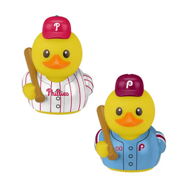 Philadelphia Phillies 2 Pack Home and Away Jersey 5 Inch Vinyl Duck Set 