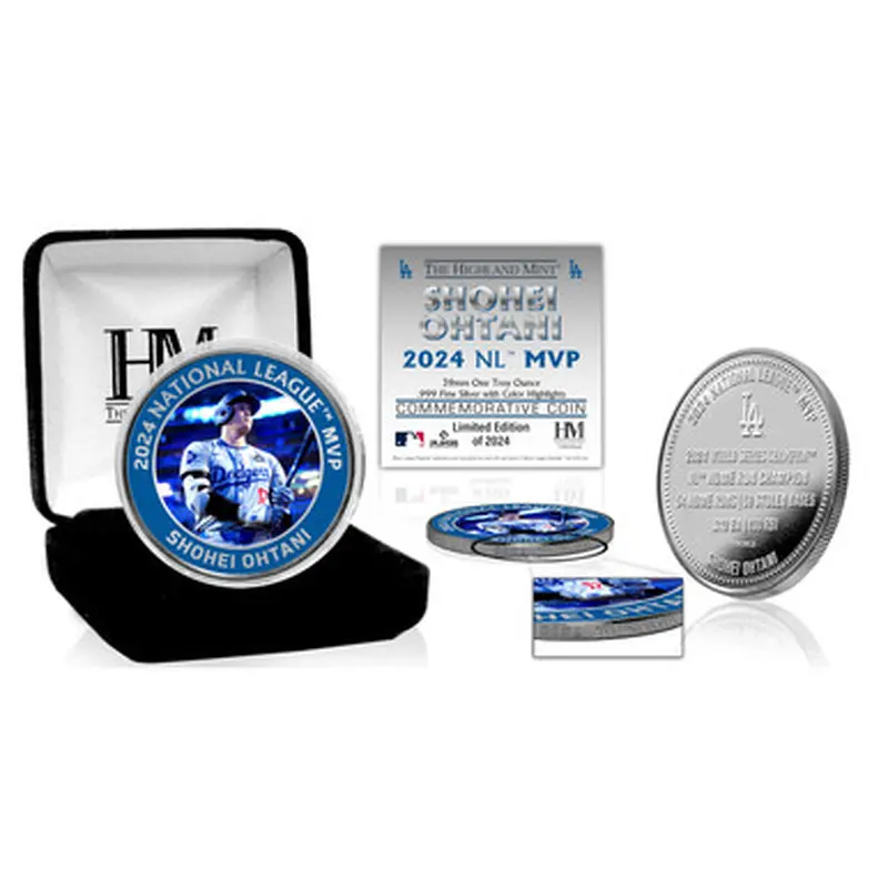 Shohei Ohtani 2024 National League MVP 1oz .999 Fine Silver Coin Limited Ed of 2,024 