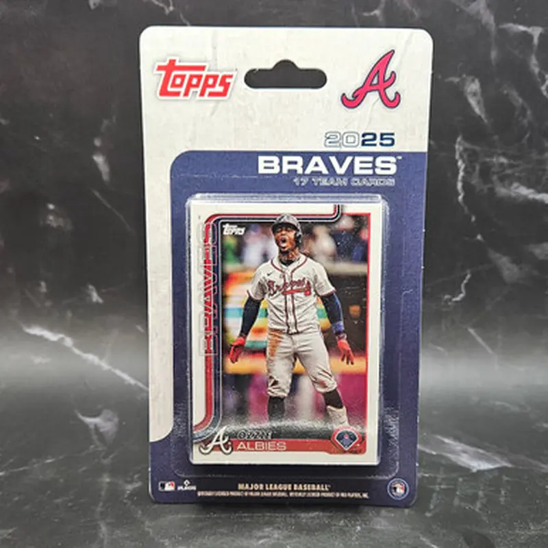 Topps Atlanta Braves 2025 Baseball Cards 17-Card Team Set 
