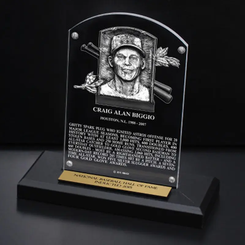 Craig Biggio Acrylic Replica Hall of Fame Plaque 