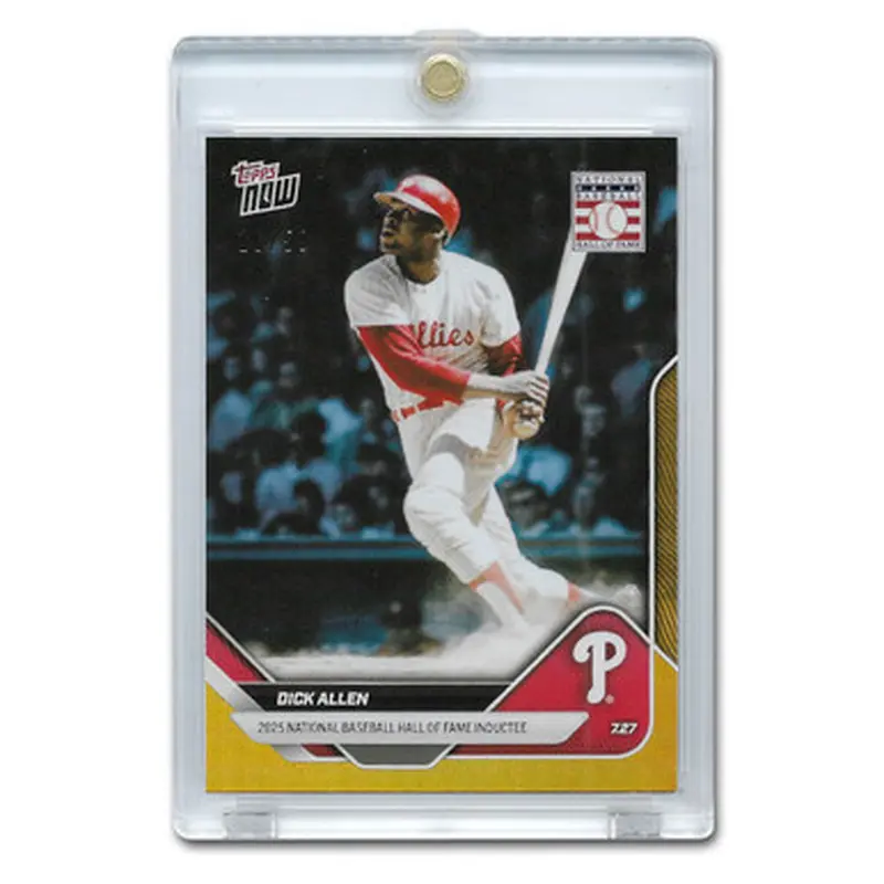Dick Allen Hall of Fame Induction 2025 Topps Now Card Gold # 472 Ltd Ed of 50 