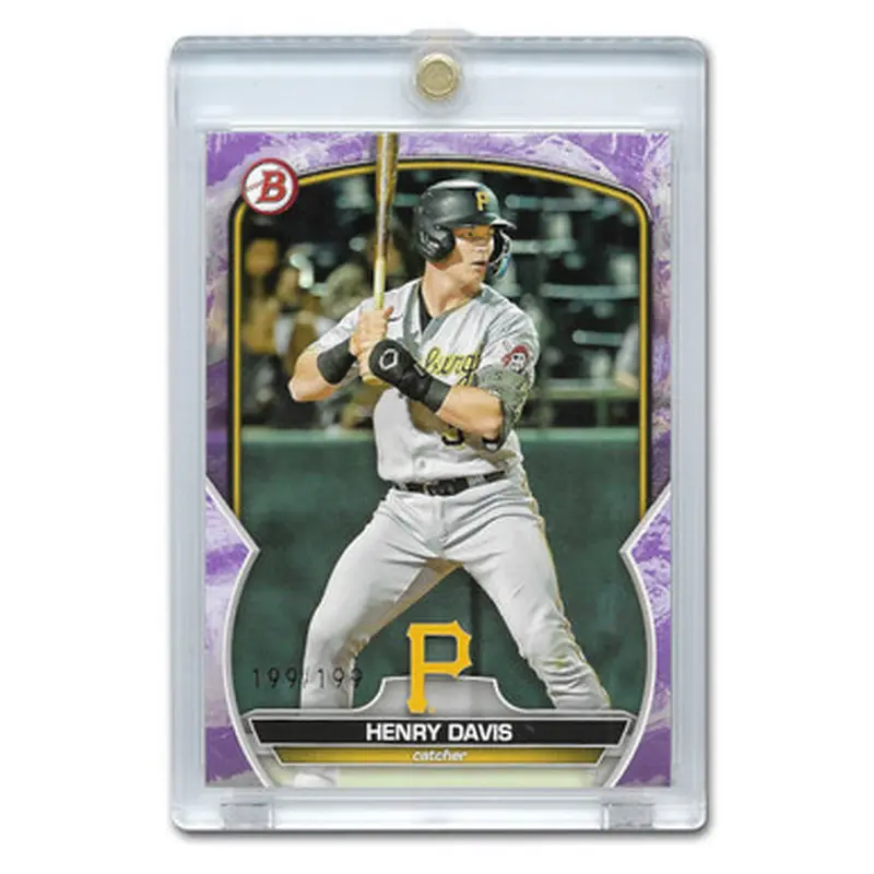 Henry Davis 2023 Bowman Prospects Purple # BP14 Pre-Rookie Card Ltd Ed of 199 